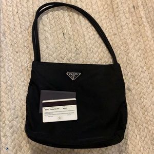 Vintage Prada Tessuto Nylon Shoulder Bag